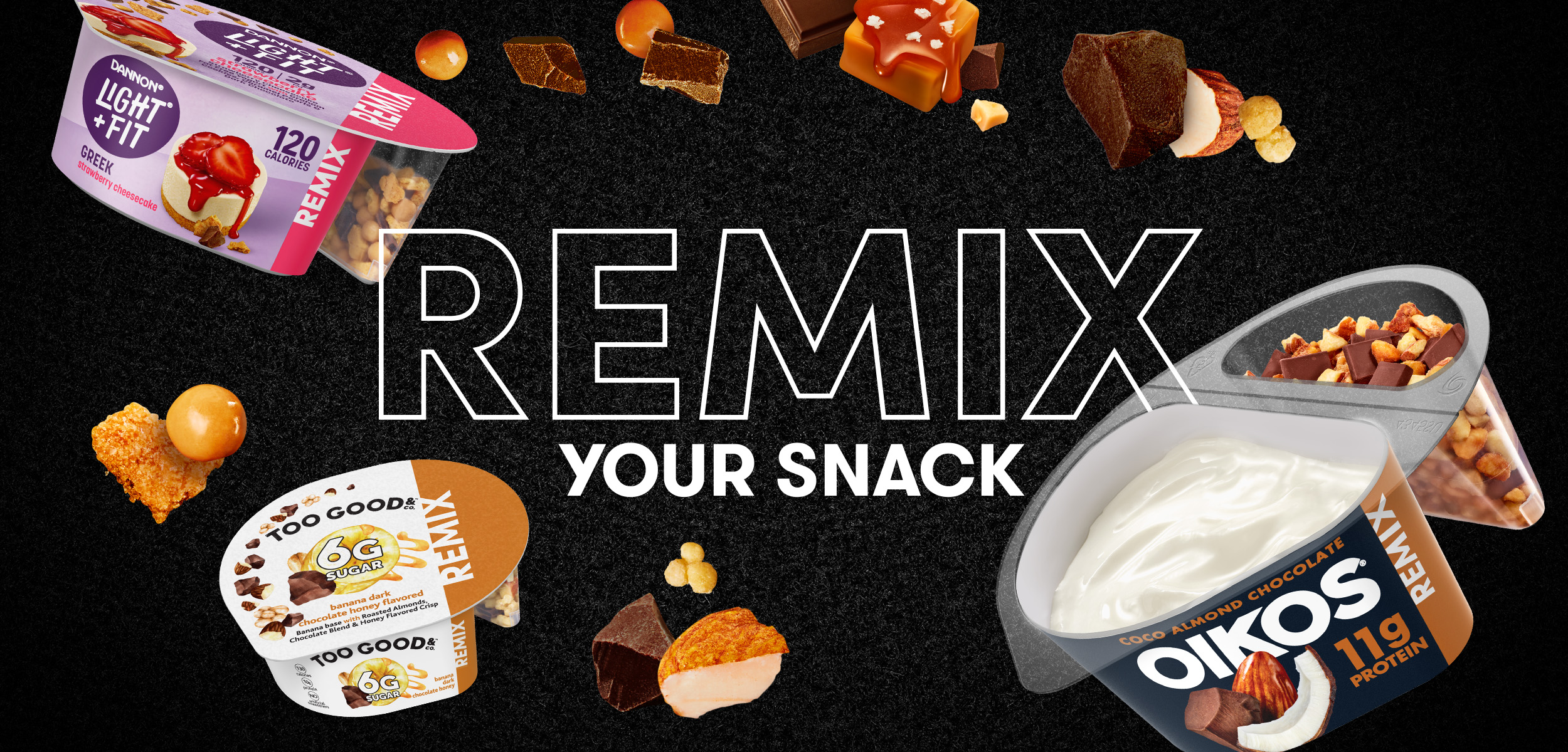 Dannon remix your snack
