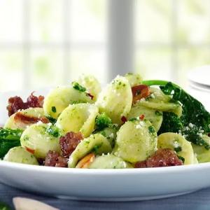Al Bronzo® Orecchiette with Broccoli Rabe & Sausage - Barilla Al Bronzo® Orecchiette with Broccoli Rabe & Sausage - Barilla