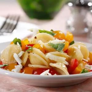 Al Bronzo® Orecchiette with Ricotta Salata & Fresh Tomatoes - Barilla Al Bronzo® Orecchiette with Ricotta Salata & Fresh Tomatoes - Barilla