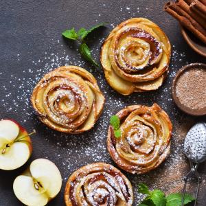 Apple Rose Tarts- Urban Meadow Apple Rose Tarts- Urban Meadow