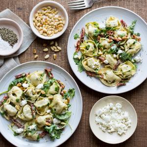 Arugula, Pesto & Goat Cheese Tortelloni Arugula, Pesto & Goat Cheese Tortelloni