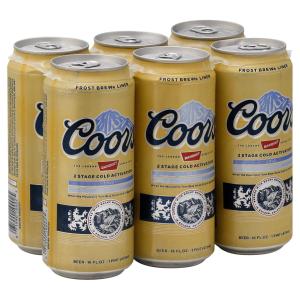 Coors - Beer Can 6pk 16oz