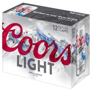 Coors - Beer lt Cans 12pk