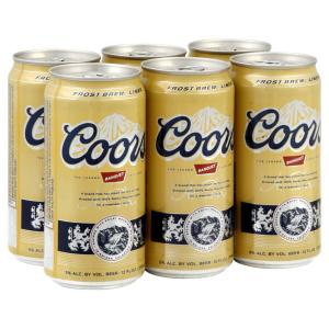 Coors - Beer Reg 6Pk12oz Can