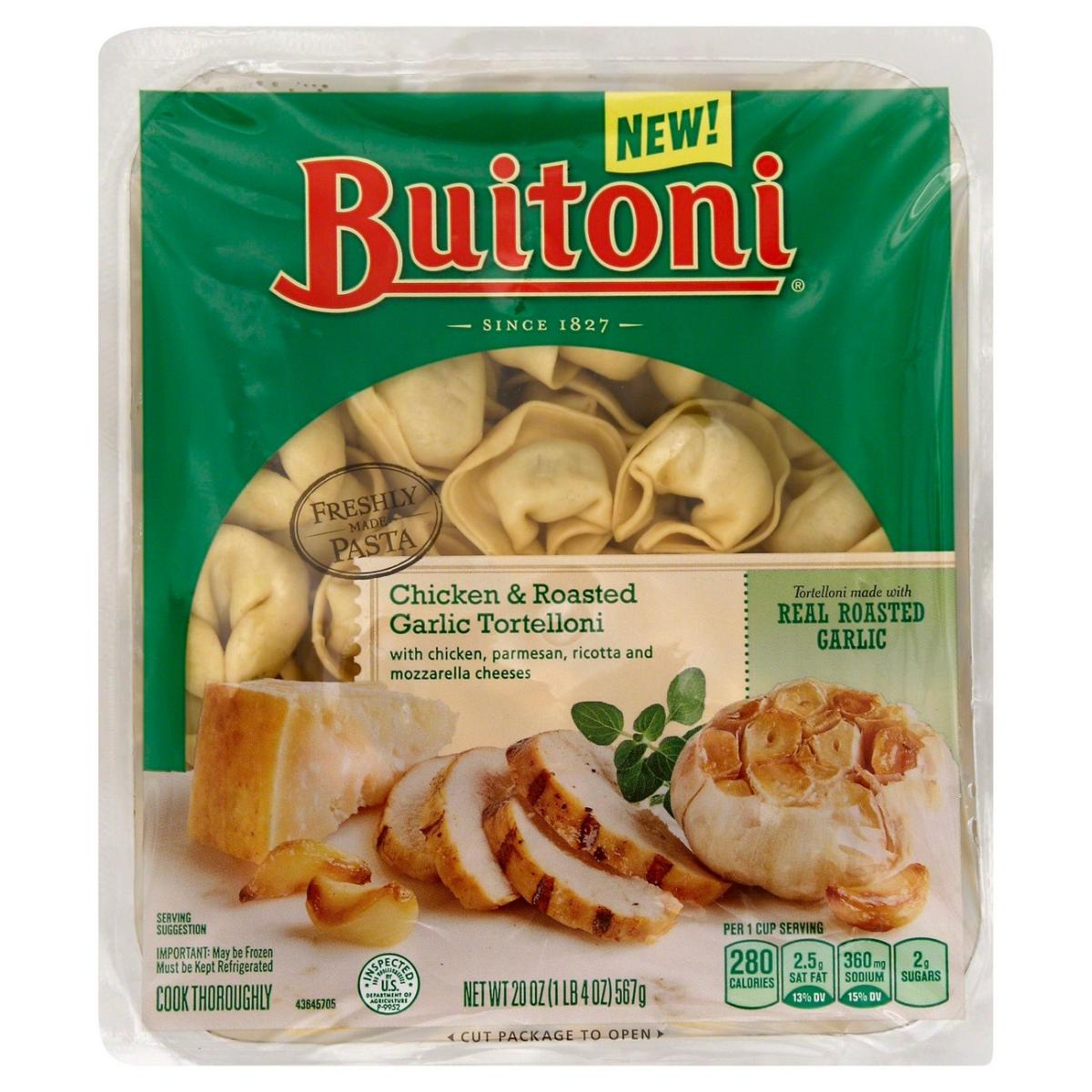 CHICKEN GARLIC TORTELLONI
