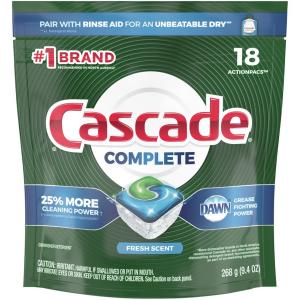 Cascade - Complete Fresh Actionpacs Dish Detergent