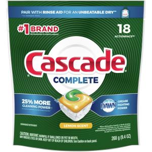Cascade - Complete Lemon Actionpacs Dish Detergent