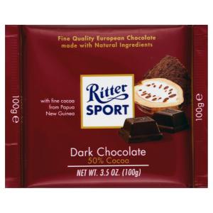 Ritter Sport - Dark Chocolate 50 Cocoa