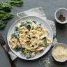 Fettuccine Alfredo with Chicken & Baby Spinach