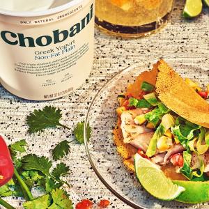Fish Tacos with Mango Salsa - Chobani Fish Tacos with Mango Salsa - Chobani