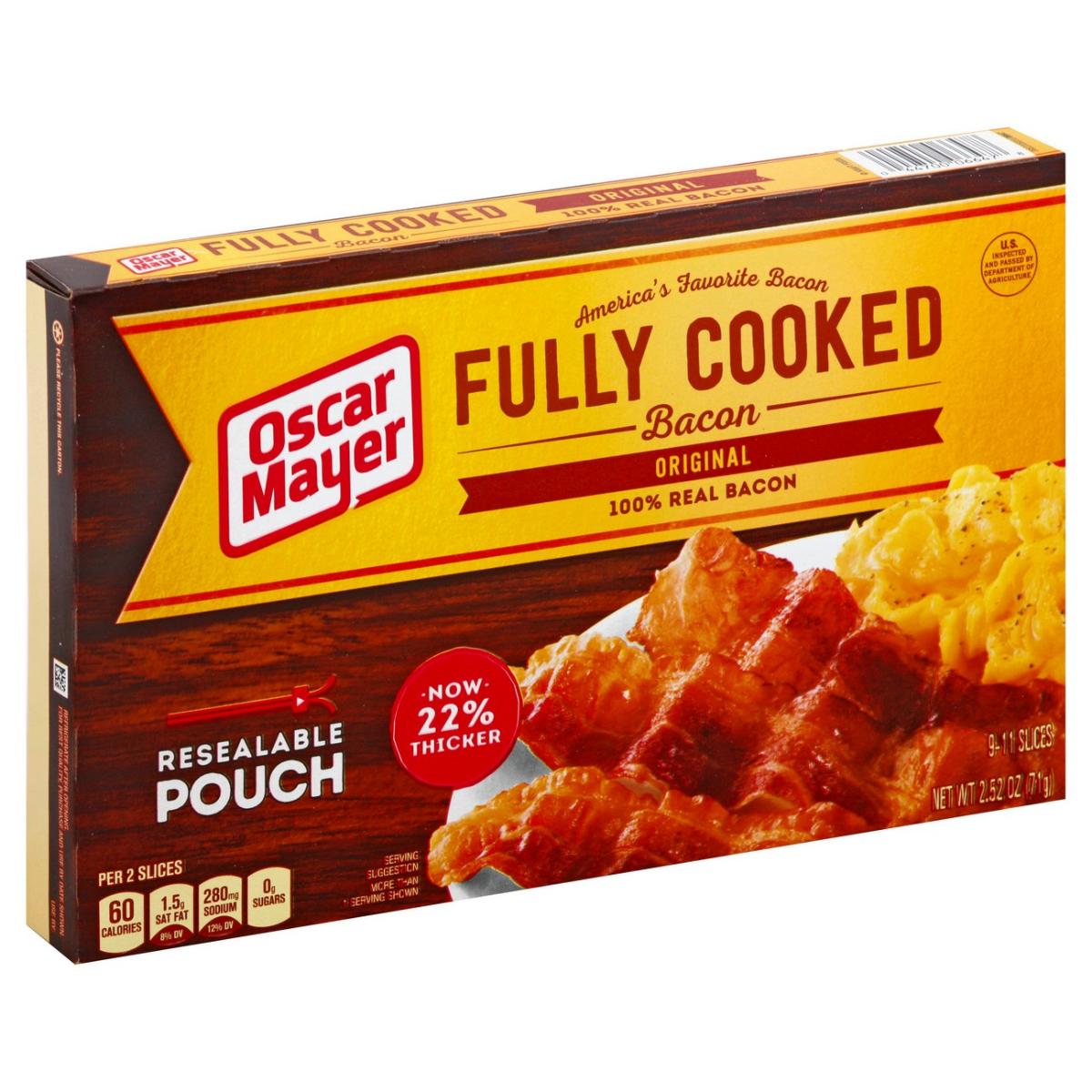 FULLY COOKED SLICED BACON