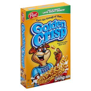 Post - Golden Crisp Sweetened Puffs Cereal