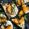 Grilled Peach, Pesto & Burrata Flatbread – Urban Meadow