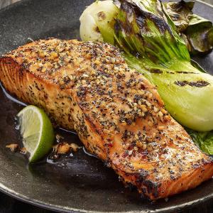 Grilled Salmon with Peppered Soy Glaze - mccormick®