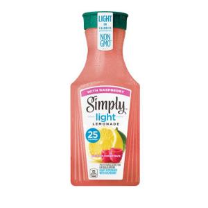 Simply - Light Lemonade W Raspberry