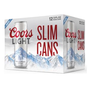 Coors - Slim Beer Cans 12pk