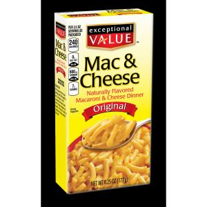 Exceptional Value - Mac Cheese Dinner