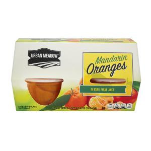Urban Meadow - Mandarin Oranges Cups 4pk