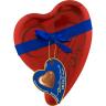 MILK CHOCOLATE TRUFFLE HEART TIN