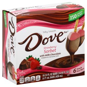 Dove - Mlk Choc Strawbery Sorbet Bar