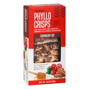 nu Bake - nb Cranbery Oat Phyllo Crisp