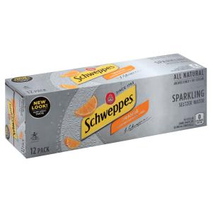 Schweppes - Orange Seltzer 12pk