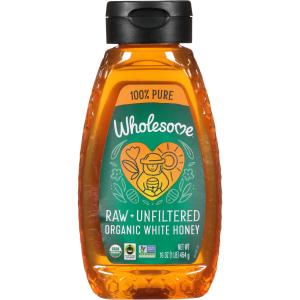 Wholesome - Org Raw Wht Honey