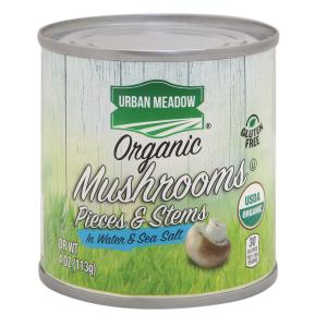 Urban Meadow Green - Organic Mushrooms Pieces & Stems
