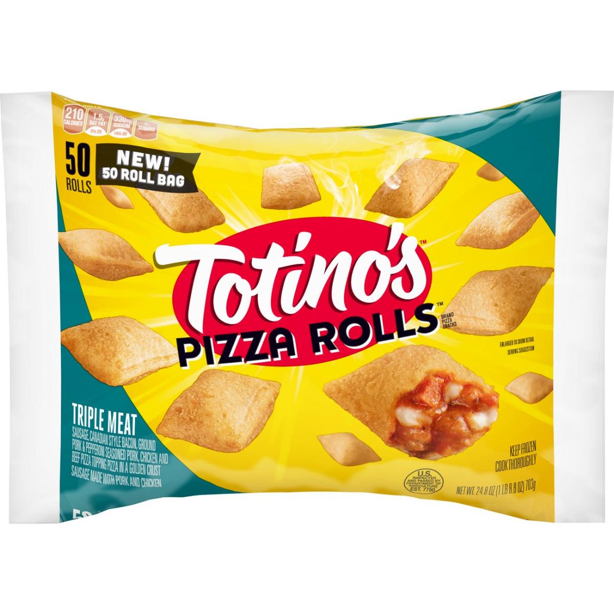 PIZZA ROLLS TRIPLE MEAT