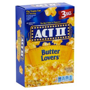 Act Ii - Popcorn Butter Lovers