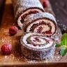 Raspberry Yogurt Chocolate Roll - Oikos