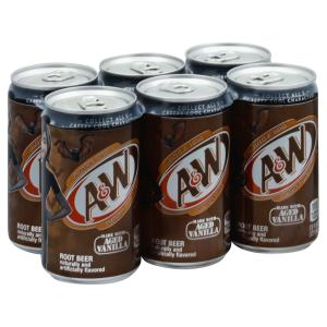 a&w - Root Beer 6pk Mini Cans
