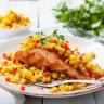 Salmon with Peach Salsa - Urban Meadow®