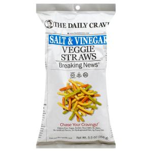 the Daily Crave - Salt Vinegar Veggie Strws