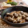 Skillet French Onion Angus Meatball Bake - Rosina Celentano