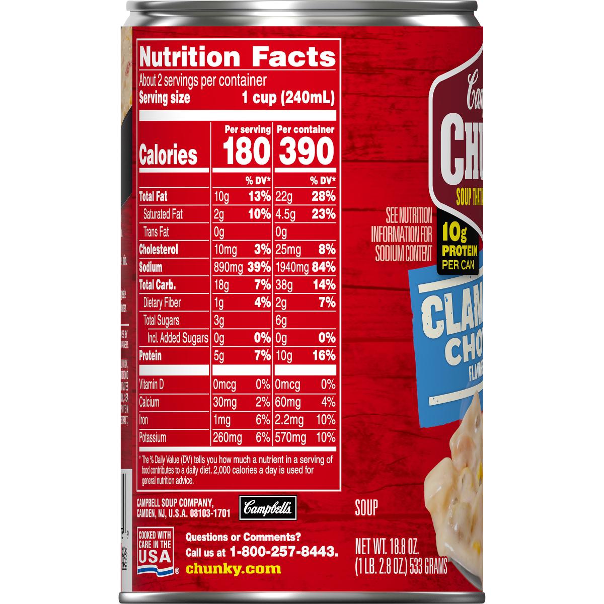 CLAM & CORN CHOWDER SOUP