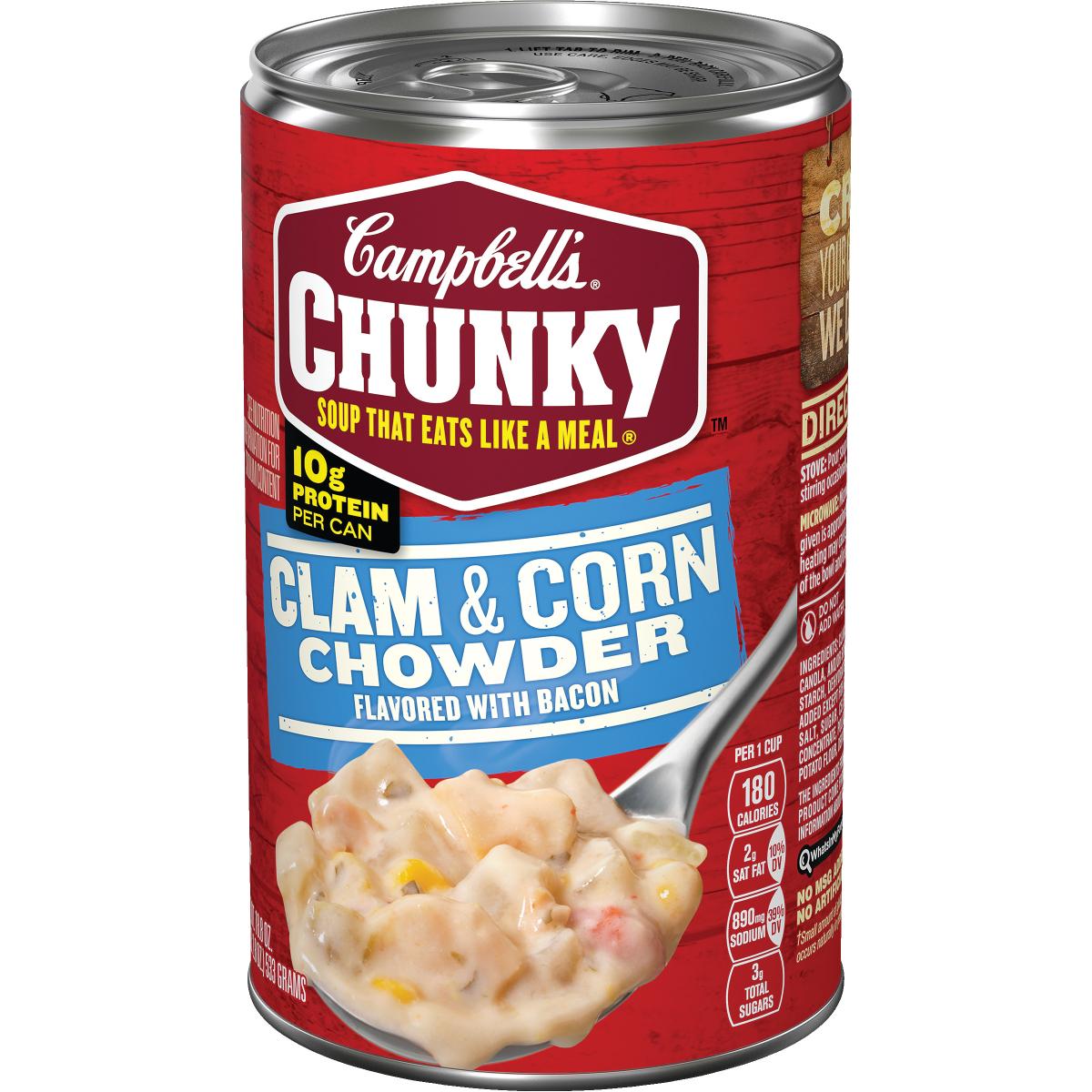 CLAM & CORN CHOWDER SOUP