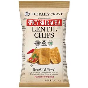 the Daily Crave - Spicy Sriracha Lentil Chip