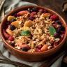 Summer Stone Fruit & Berry Crumble - Urban Meadow