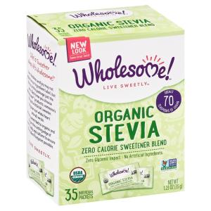 Wholesome Goodness - Sweetener Stevia 35pk Org