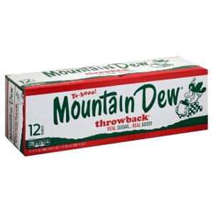 Mountain Dew - Throwback Soda 12pk