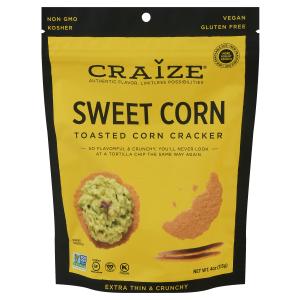 Craize - Sweet Corn Toasted Corn Crackers