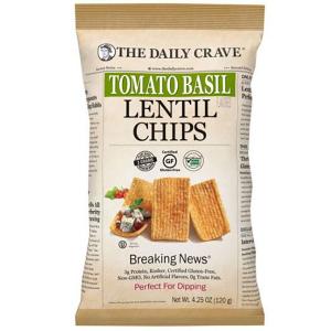 the Daily Crave - Tomato Basil Lentil Chip