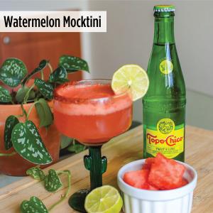Watermelon mock-tini - Topo Chico
