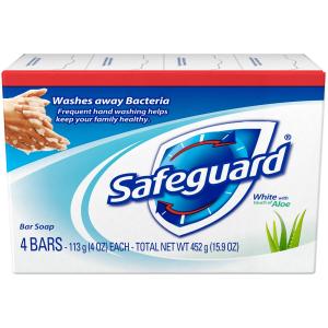 Safeguard - White Bath Soap 4 Bar
