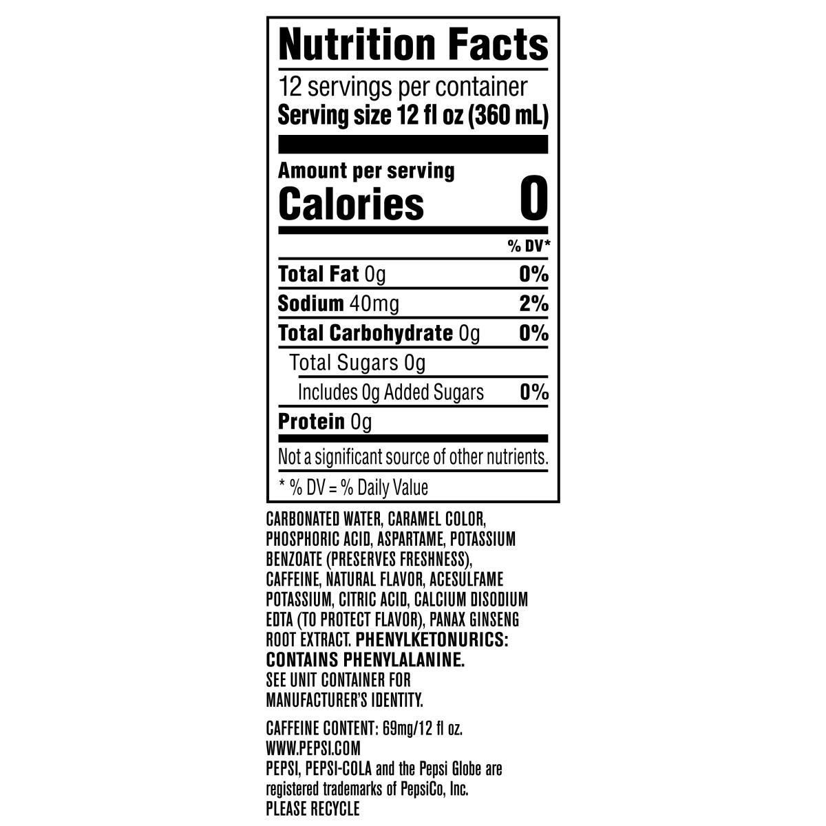 ZERO SUGAR SODA 12PK