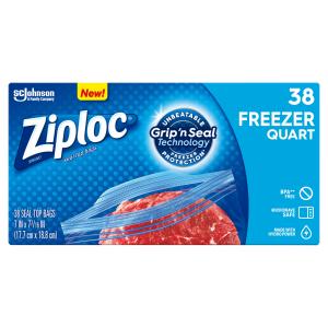 Ziploc - Freezer Bags Quart